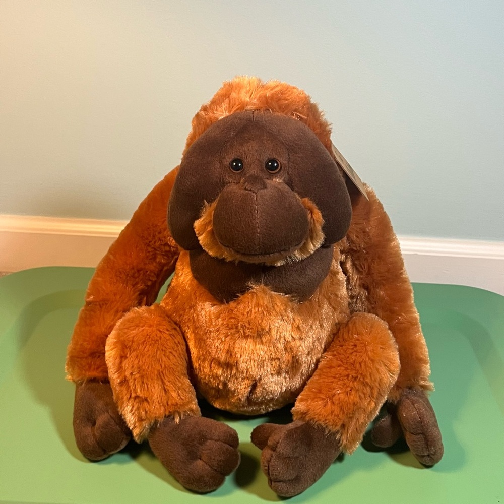 “The Collection” 11” Orange Orangutan Stuffed Plush Animal from San Diego Zoo.